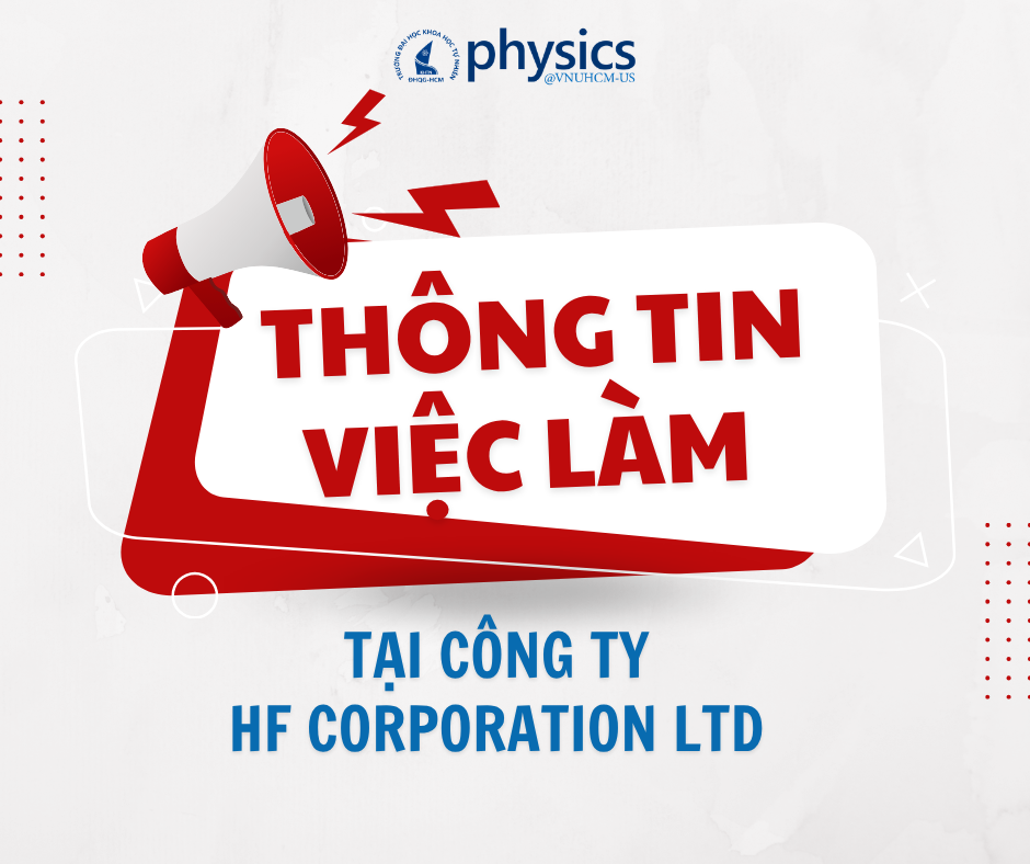 Tuyển dụng Kỹ sư ứng dụng về Quang học tại HF Corporation LTD