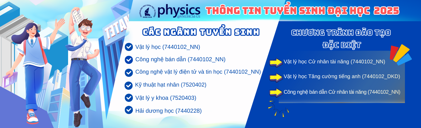 THÔNG TIN TUYỂN SINH ĐẠI HỌC 2025