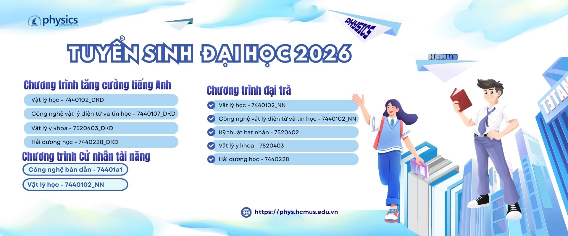 TUYỂN SINH ĐẠI HỌC 2026