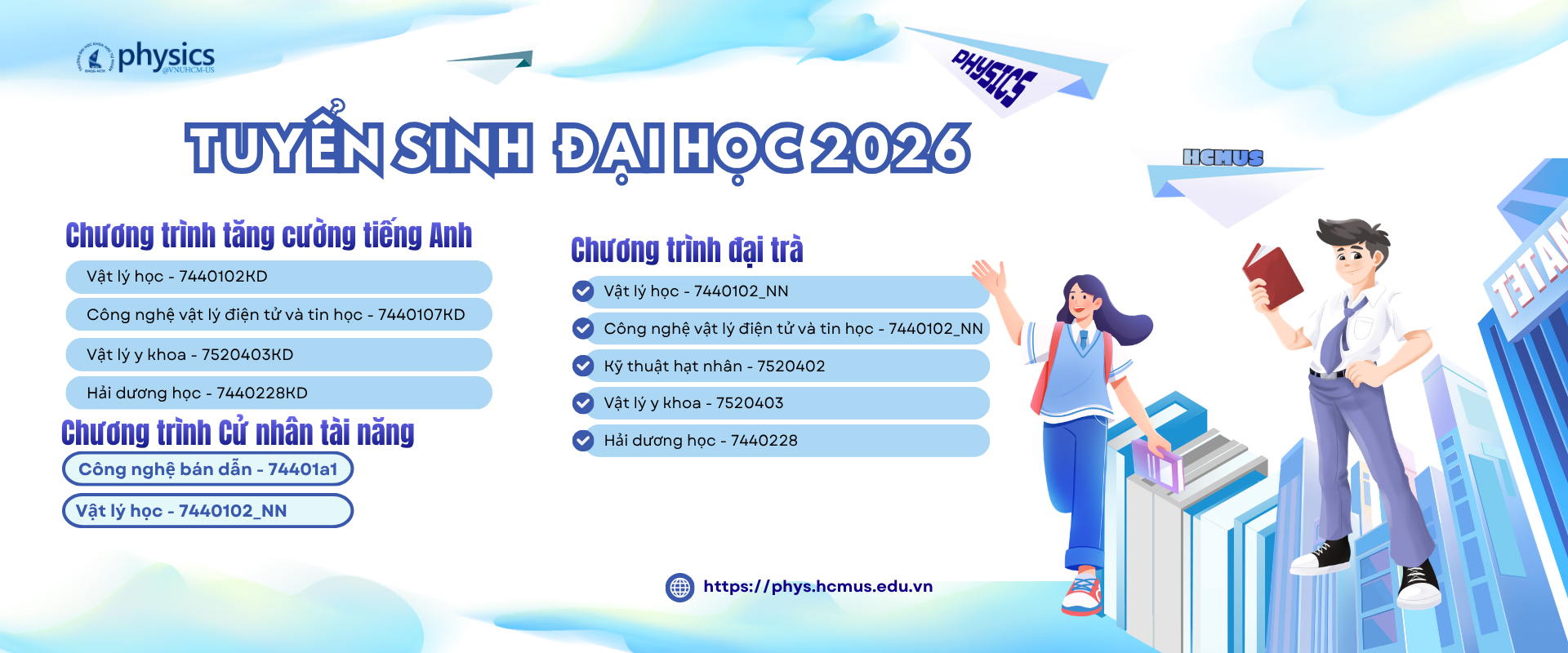 TUYỂN SINH ĐẠI HỌC 2026