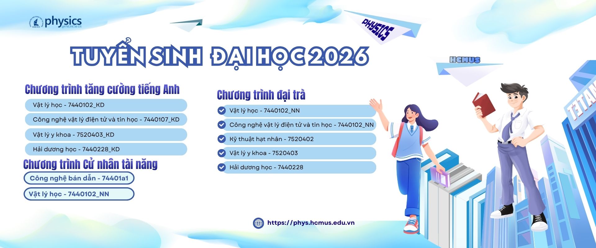 TUYỂN SINH ĐẠI HỌC 2026