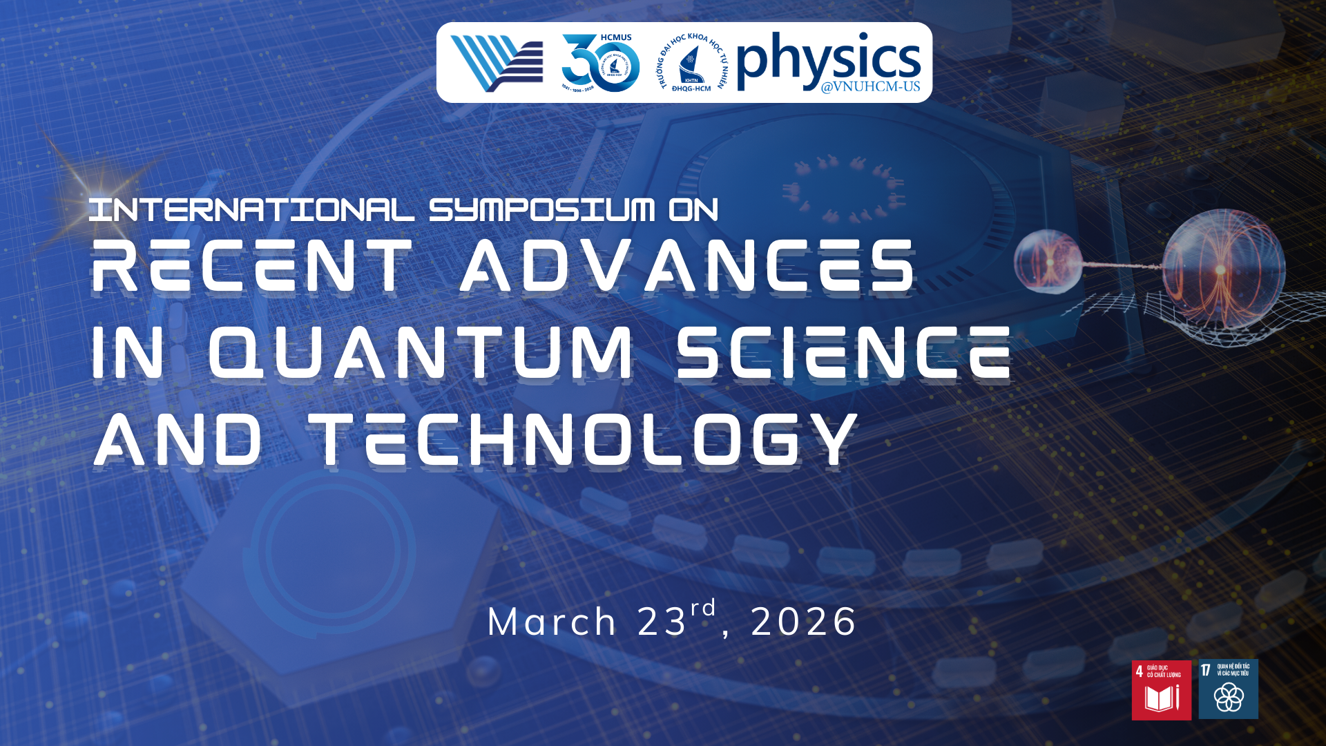 Hội thảo quốc tế Khoa học Công nghệ lượng tử 2026