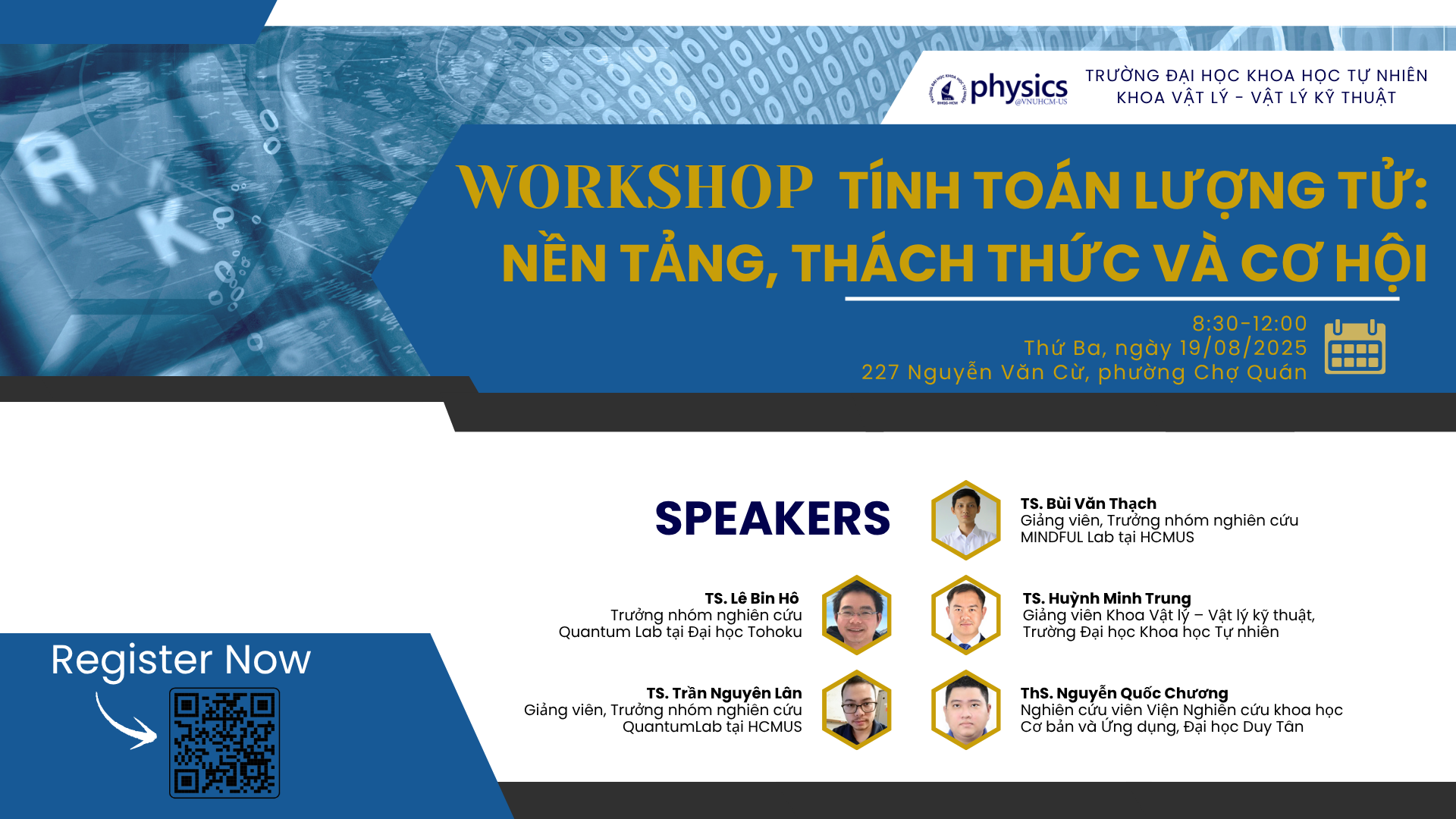 Hội thảo chuyên đề: Tính toán lượng tử – Nền tảng, thách thức và cơ hội