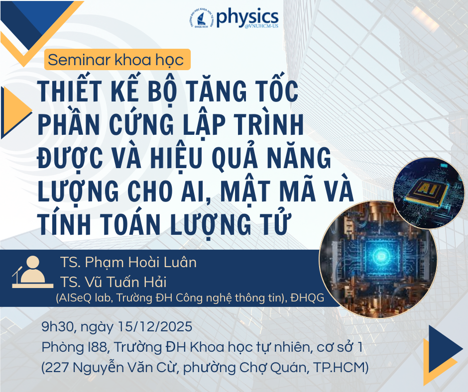 Seminar Khoa học – Bộ môn Vật lý Điện tử
