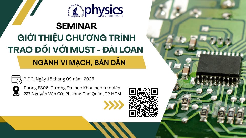 Thông báo Seminar Giới thiệu Chương trình Trao đổi với Trường MUST – Đài Loan