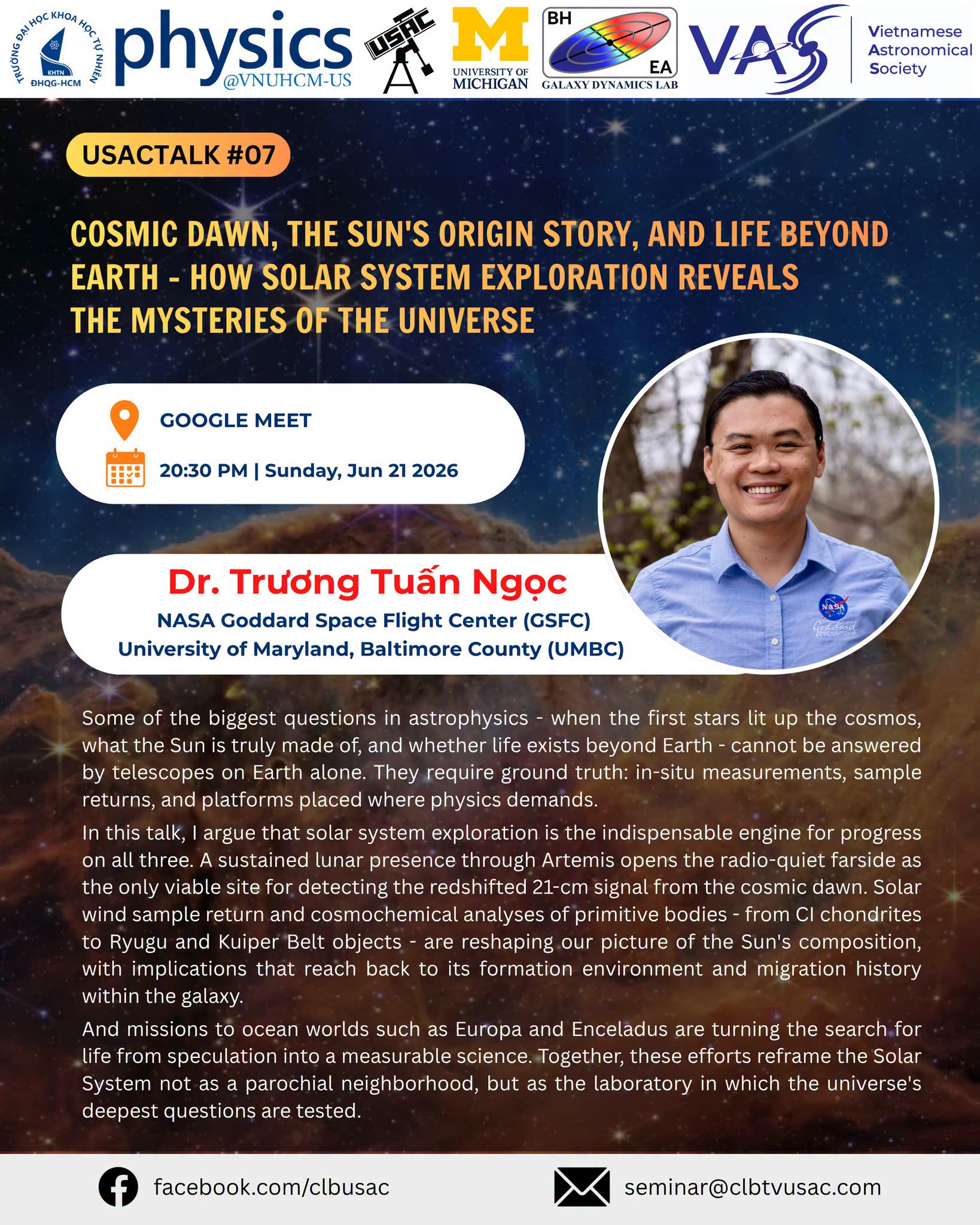 ONLINE SEMINAR | USACTalk #07