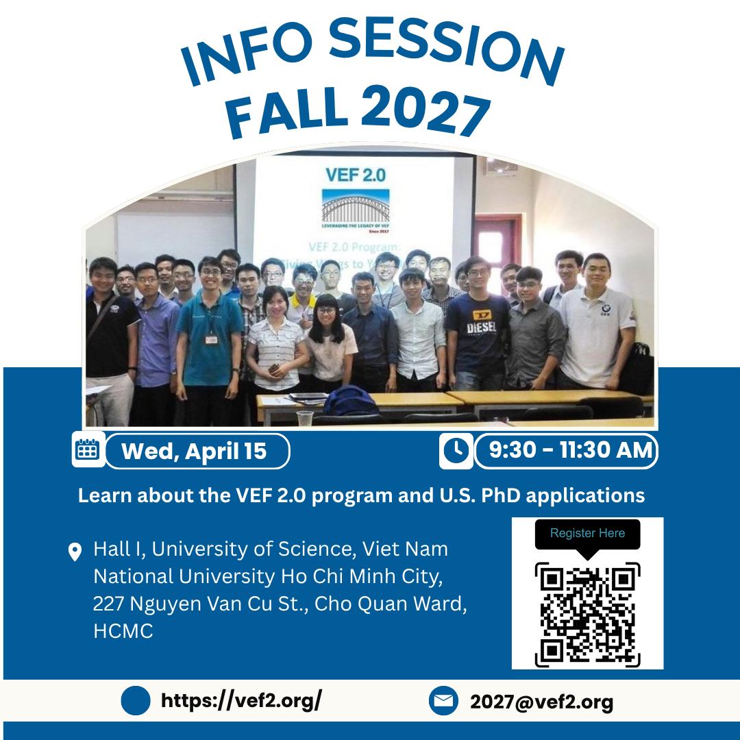 Buổi giới thiệu chương trình học bổng quỹ giáo dục Việt Nam – VEF 2.0