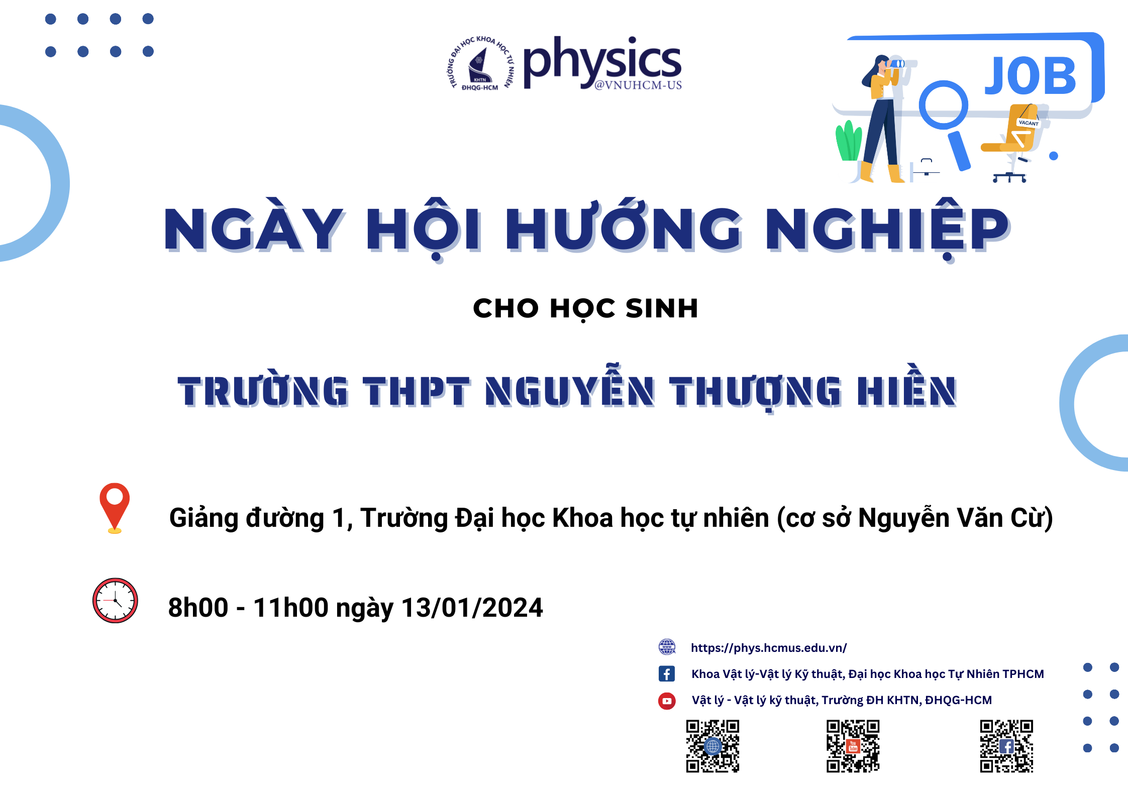Ngày hội hướng nghiệp cho học sinh trường THPT Nguyễn Thượng Hiền