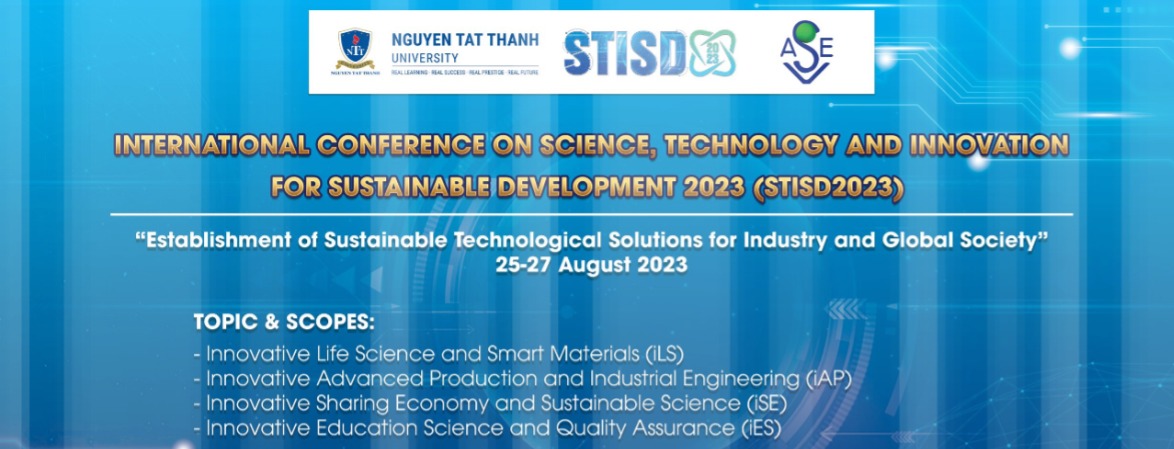 Hội nghị quốc tế international of conference on science, technology and innovation for sustainable development 2023 (STISD2023)